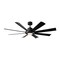 Modern Forms Fans Aura Indoor or Outdoor Smart Ceiling Fan 2700-3000-4000-5000K LED in Matte Black FR-W2303-60L-MB - alternate 4